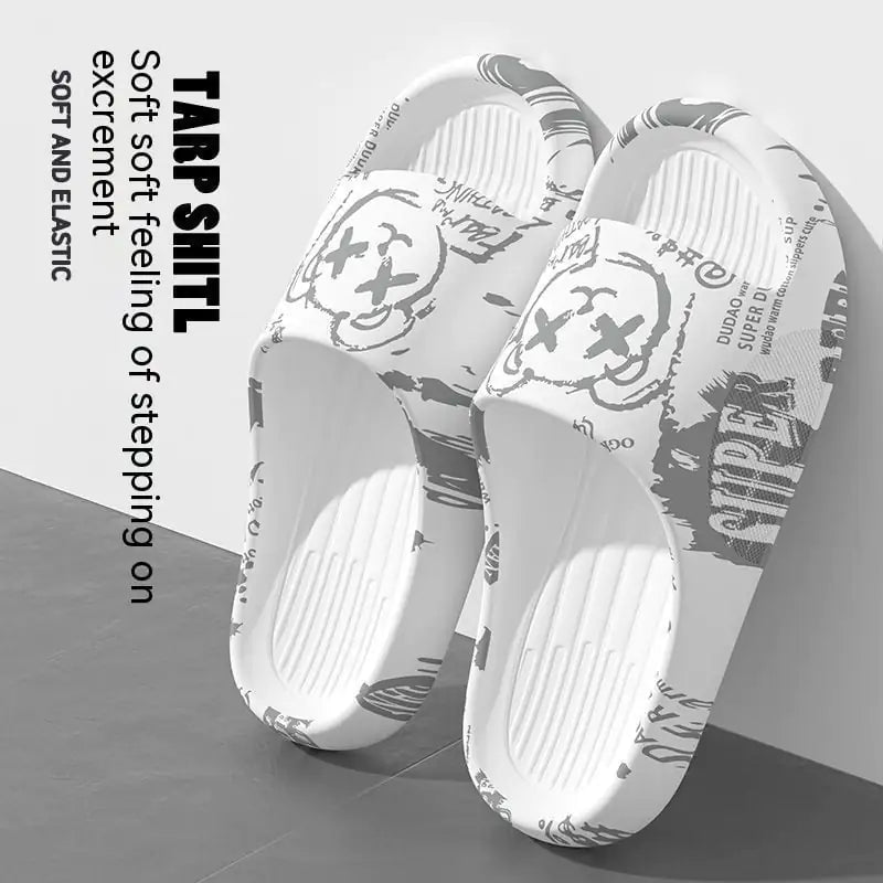 Men's Wear-Resistant Anti-Slip Deodorant Slippers
