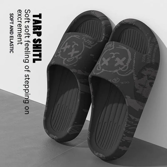 Men's Wear-Resistant Anti-Slip Deodorant Slippers